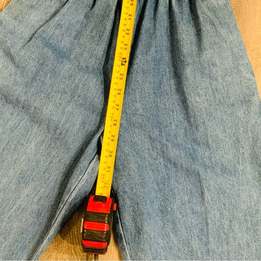 Vintage Y2K Denim Jumpsuit Deadstock Jaxie's W M NWT - Picture 4 of 13